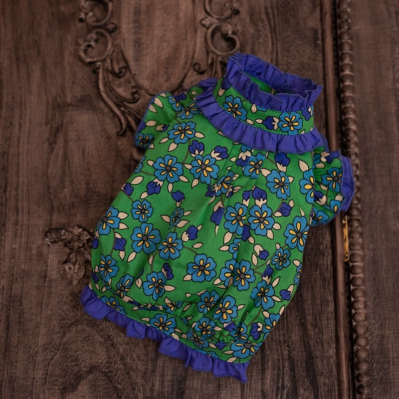 TaniWina Lace Flower Ribbon Dress (2 Colors)