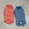 TaniWina Pawfect Polka Dot Jumpsuit -Soft All-Season Pet Pajamas