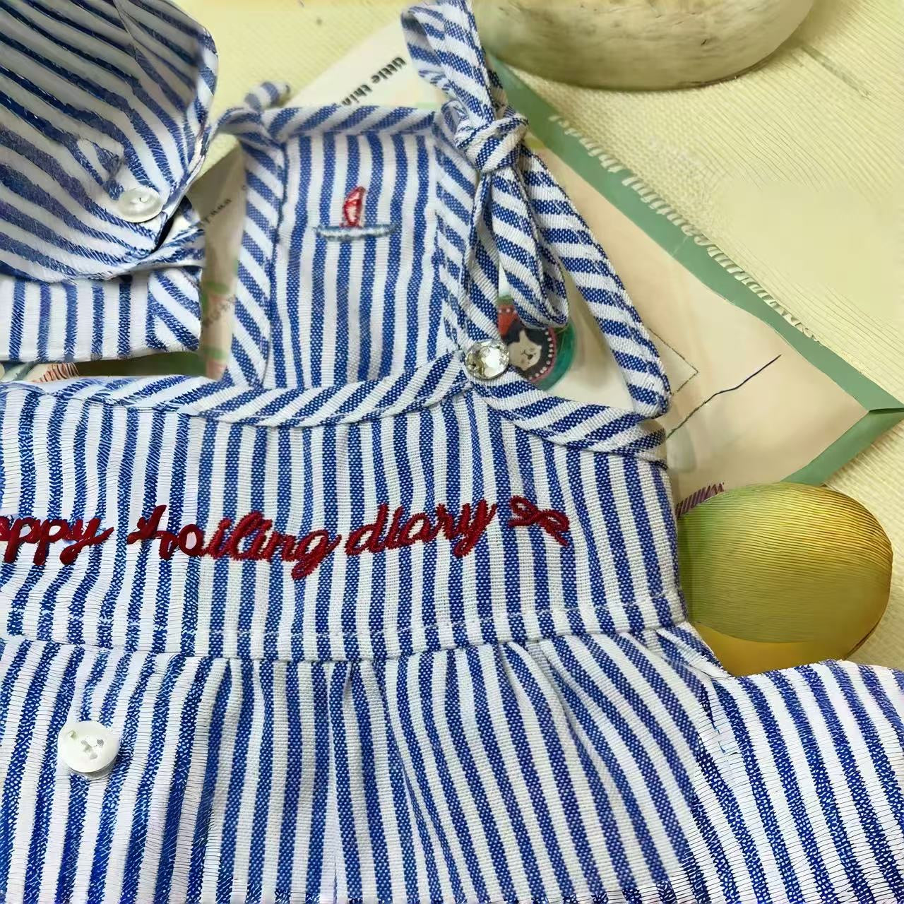 TaniWina Sailing Diary Stripe Dress