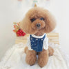 TaniWina Denim Pet Harness Dress: Elevate Your Furry Friend's Style