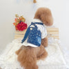 TaniWina Denim Pet Harness Dress: Elevate Your Furry Friend's Style