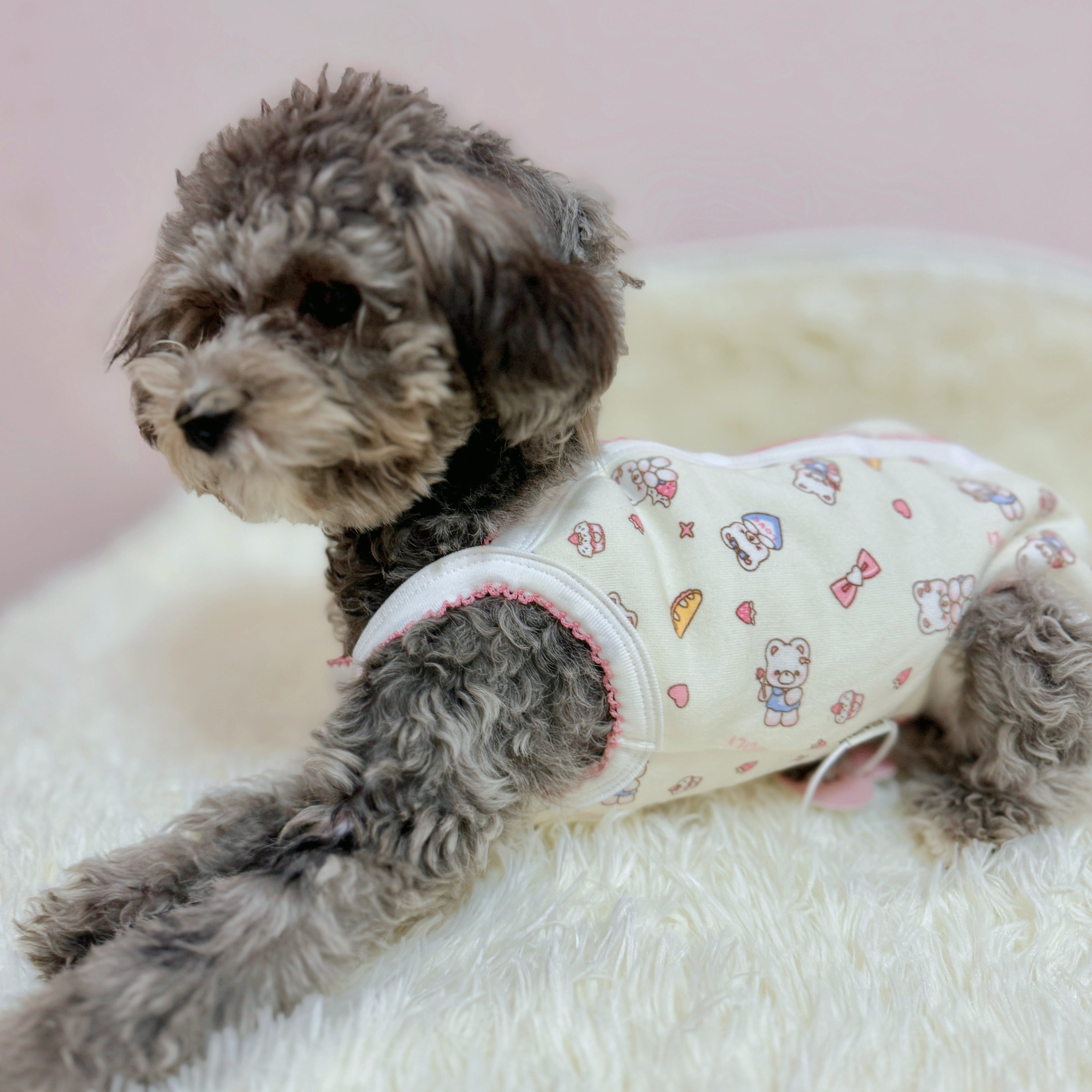 TaniWina Cozy Pet Onesie with Plush Lining for Ultimate Home Comfort