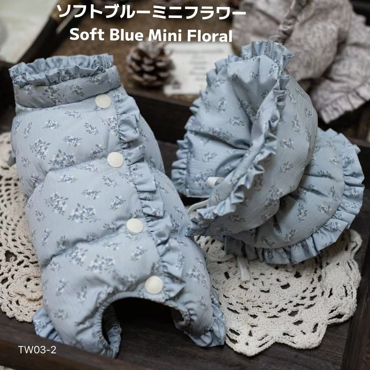 TaniWina 犬用ダウンジャケット ピンク・ラベンダー 2色セット XXS