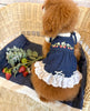 TaniWina Berry Garden Embroidered Denim Dress