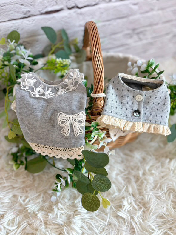 TaniWina Sweet Lace Button Shoulder Cape