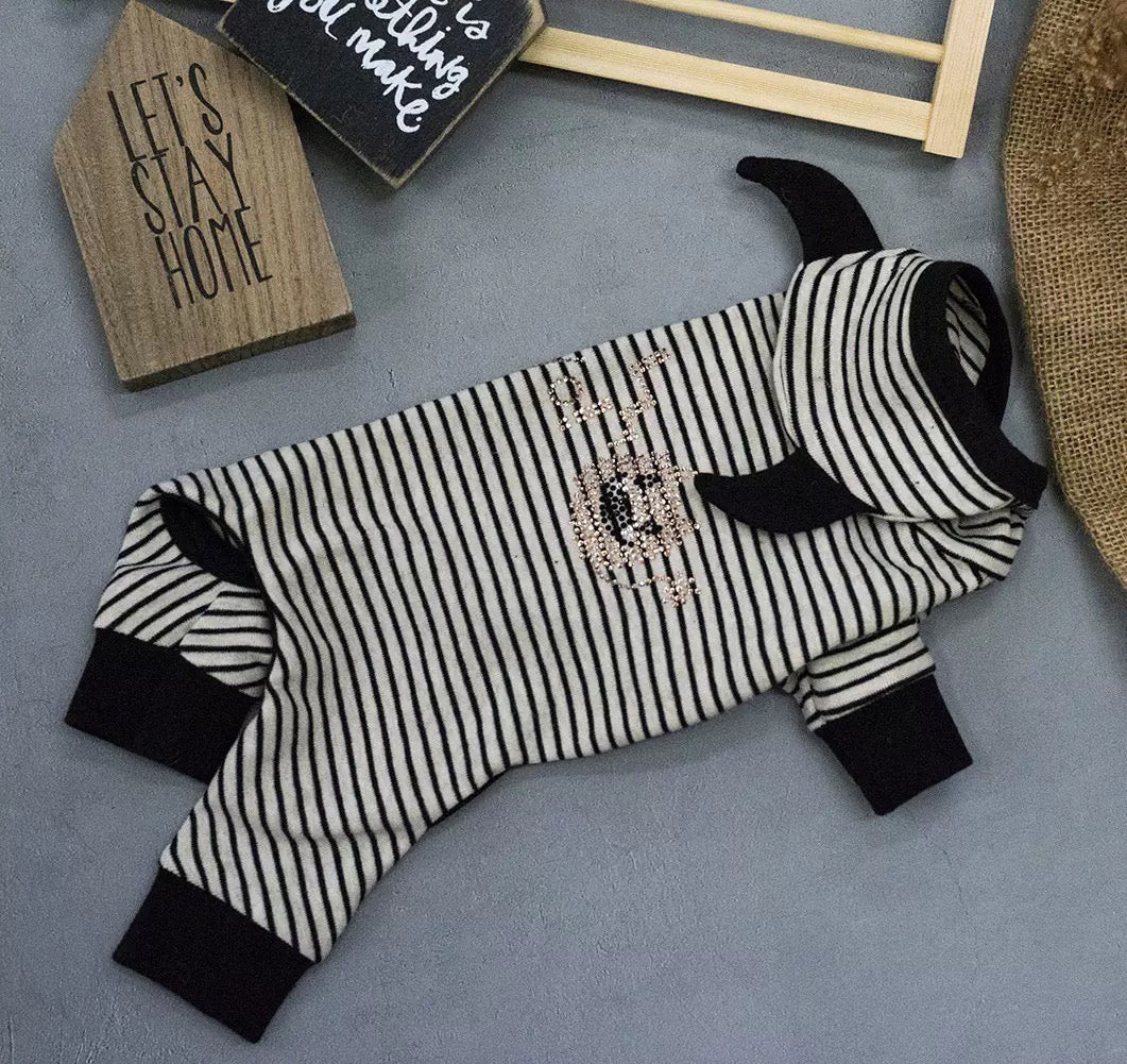 TaniWina Spooky Monster Horn Romper – Halloween Limited Edition
