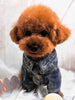 TaniWina Classic Denim Dog Jacket – Vintage Style for Small Dogs