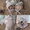 TaniWina Adorable Sweater for Small Dog with Long Sleeves and Hat, Perfect for Winter