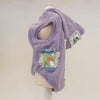 TaniWina Purple Puppy Hoodie Vest – Cartoon Dog Illustration Story Series S01E01