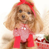 TaniWina Pet Clothes Houndstooth Woolen Coat Dog Autumn Winter