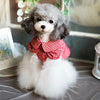 TaniWina Pet Clothes Houndstooth Woolen Coat Dog Autumn Winter