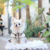 TaniWina Pet Costume Cotton Plaid Skirt