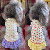 TaniWina Pet Clothing Candy-Colored Bottoming Skirt for Small Dogs