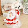 TaniWina  Purrfectly Princess Pet Valentine's Lolita Dress Pet Clothes for Small Dog