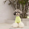 TaniWina Pet Clothing Fashionable Fluorescent Striped T-Shirt