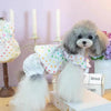 TaniWina Pet Costume Bowknot Lace Suspenders Pants